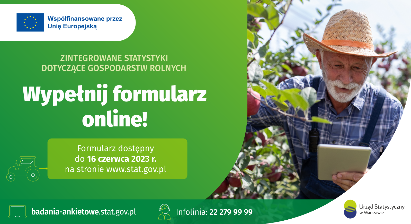 Ruszają ważne badania polskiego rolnictwa! Skorzystaj z formularza on-line